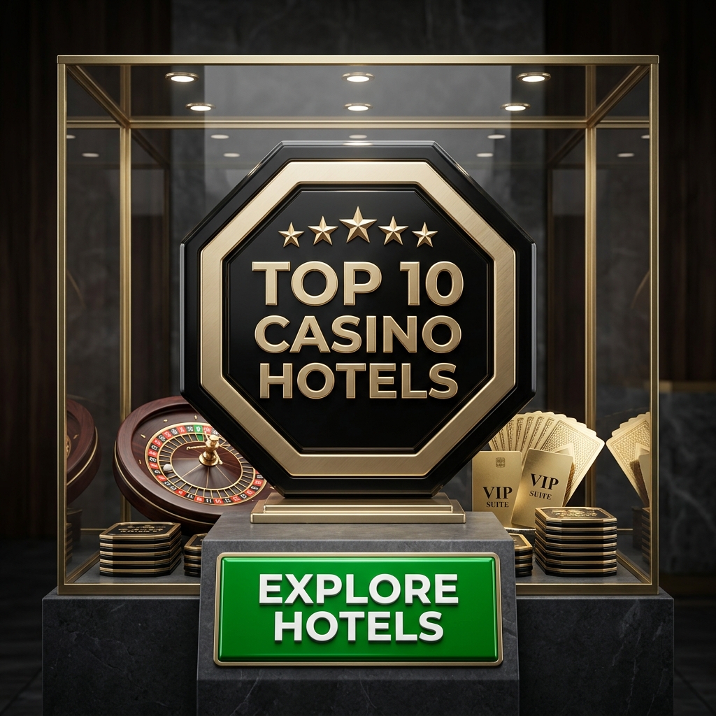 Top 10 Casino Hotels — explore hotels trophy display
